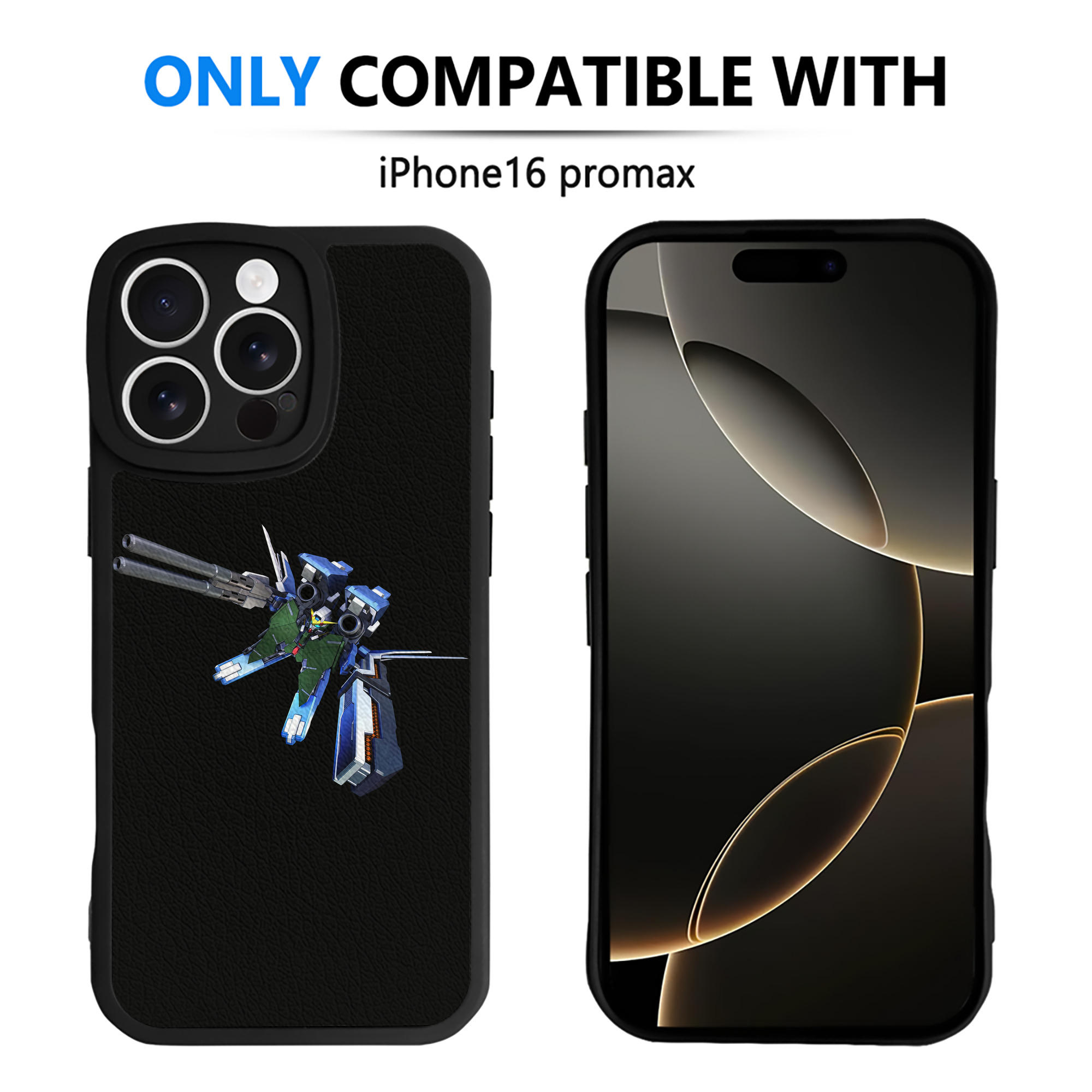 （画像用） 機動戦士ガンダム Mobile Suit Gundam 【iPhone 16シリーズ対応】シリコンスマホケース（レザー調） 材質：シリコン